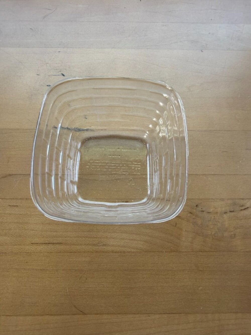 Longaberger Basket Clear Plastic Protector 3.5"L x 3.5"W x 2.25"H